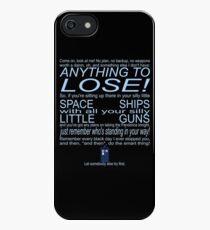 The Doctor's Speech at the Pandorica iPhone SE/5s/5 Case
