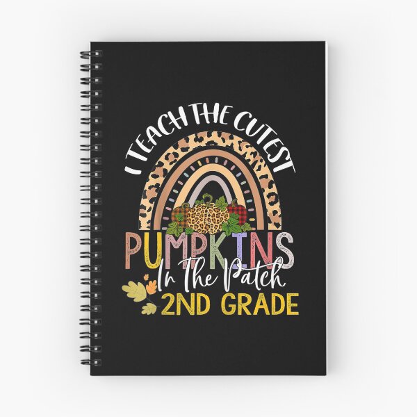 Item preview, I Teach The Cutest Pumpkins In The Patch Rainbow 2nd grade designed and sold by CuthbertShop.