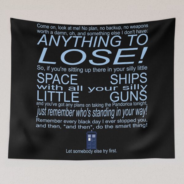 Item preview, The Doctor's Speech at the Pandorica designed and sold by StormysSeas.