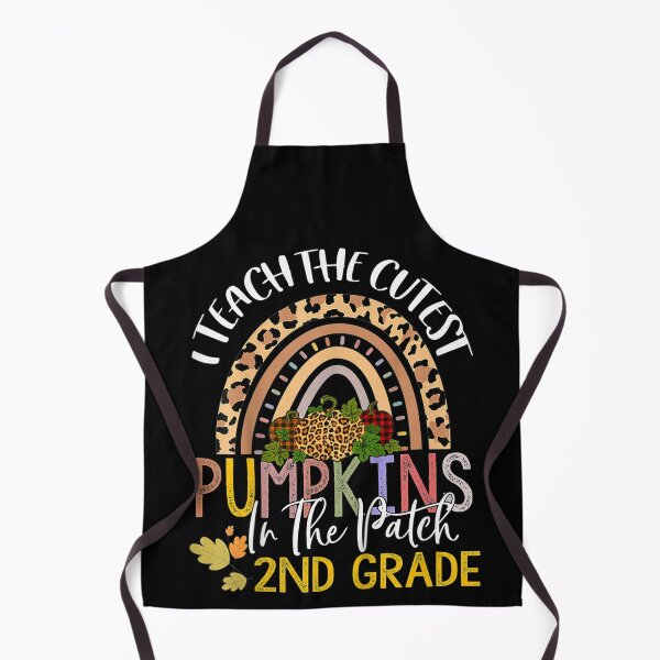 Item preview, I Teach The Cutest Pumpkins In The Patch Rainbow 2nd grade designed and sold by CuthbertShop.