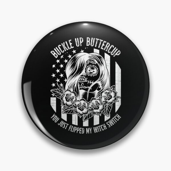 Item preview, Womens Halloween Buckle Up Buttercup You Just Flipped Witch Switch  designed and sold by DaiShop.