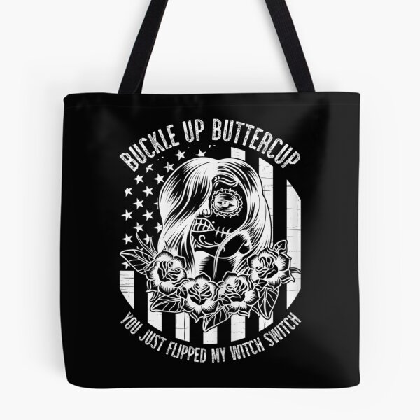 Item preview, Womens Halloween Buckle Up Buttercup You Just Flipped Witch Switch  designed and sold by DaiShop.