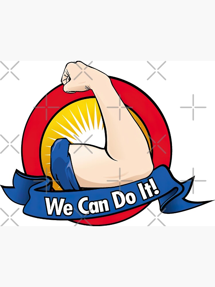 We Can Do It Womans Fist Symbol Of Female Power And Industry Poster By Graphic Genie Redbubble 