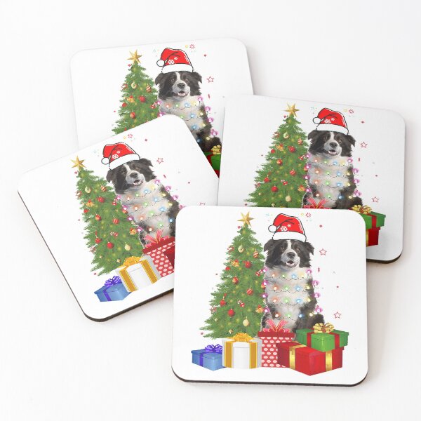 Item preview, Funny Border Collie Christmas Tree Merry Christmas designed and sold by Frankbelcher343.