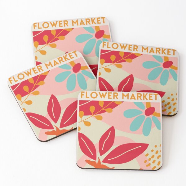 Item preview, Flower Market - Madrid Poster designed and sold by lakismains.
