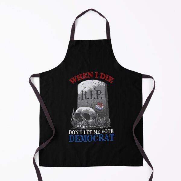 Item preview, Mens When I Die Don't Let Me Vote Democrate, RIP stone grave tee  designed and sold by JethroShop.