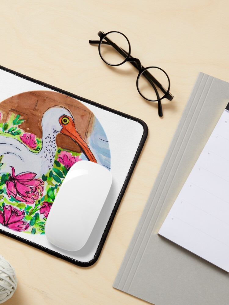 Alternate view of Cindy’s Ibis Mouse Pad