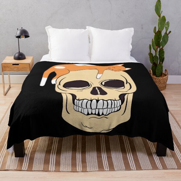 Item preview, Cat and Skeleton designed and sold by PixieDot.
