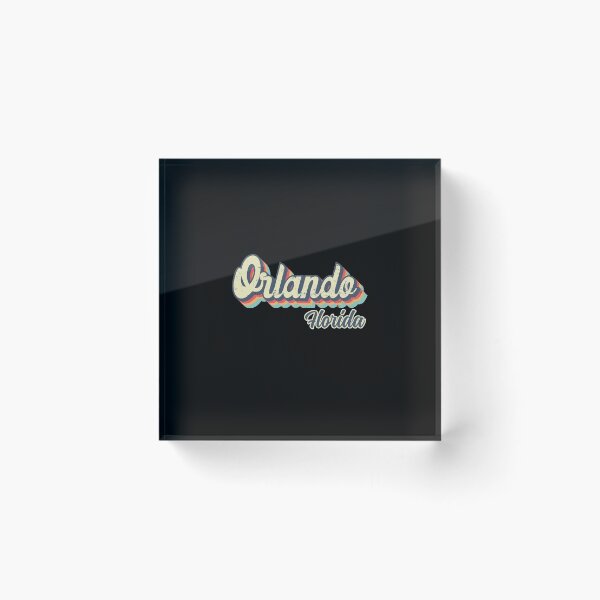 Item preview, Orlando city Florida Retro Vintage 70s rainbow designed and sold by Teelogic.