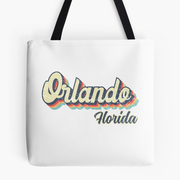 Item preview, Orlando city Florida Retro Vintage 70s rainbow designed and sold by Teelogic.