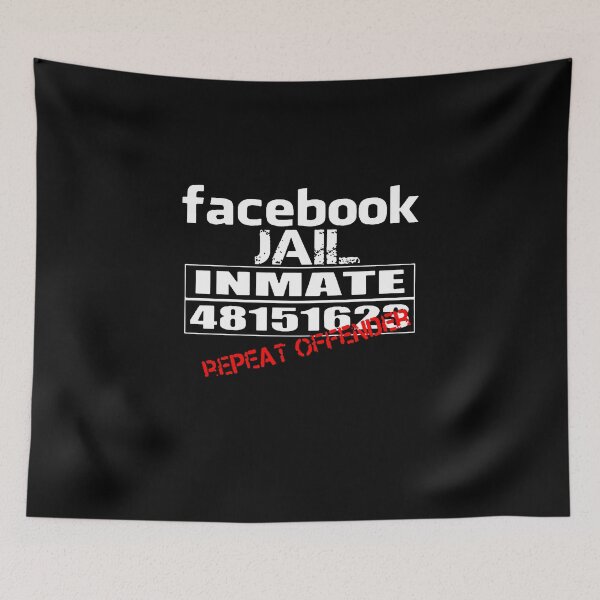 Item preview, F-ace-book Jail Inmate 48151623 Repeat Offender  designed and sold by Diego H Melchert.