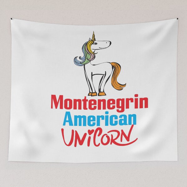 Item preview, Montenegrin American Unicorn designed and sold by ProjectX23.