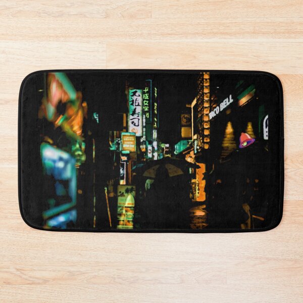 Item preview, Japanese street view at night, urban anime, anime street view, anime scene, best gift for japan lovers, designed and sold by shodark.