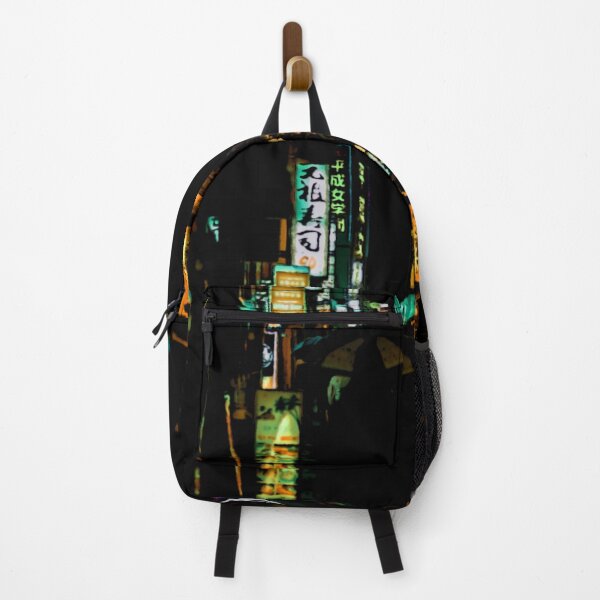 Item preview, Japanese street view at night, urban anime, anime street view, anime scene, best gift for japan lovers, designed and sold by shodark.