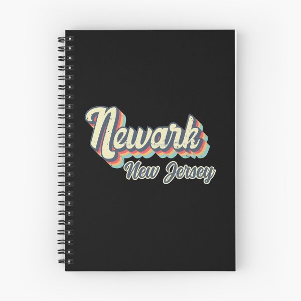Item preview, Newark city New Jersey Retro Vintage 70s rainbow designed and sold by Teelogic.