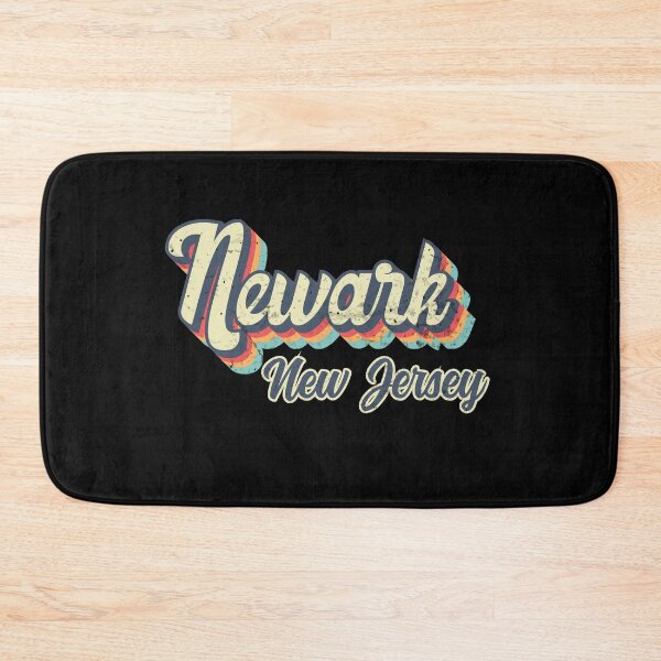 Item preview, Newark city New Jersey Retro Vintage 70s rainbow designed and sold by Teelogic.