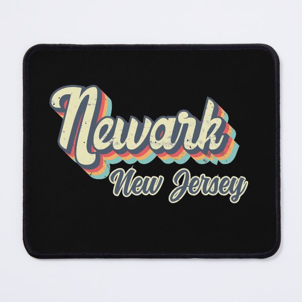 Item preview, Newark city New Jersey Retro Vintage 70s rainbow designed and sold by Teelogic.