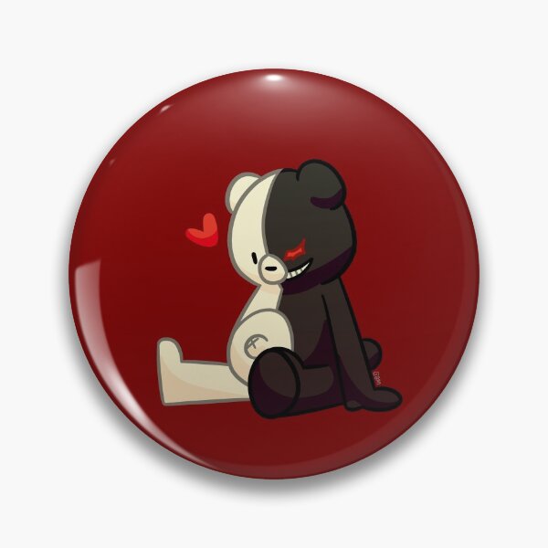 Item preview, Monokuma sitting and vibing designed and sold by cam-chowder.