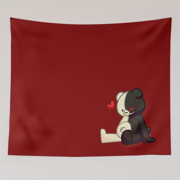 Item preview, Monokuma sitting and vibing designed and sold by cam-chowder.