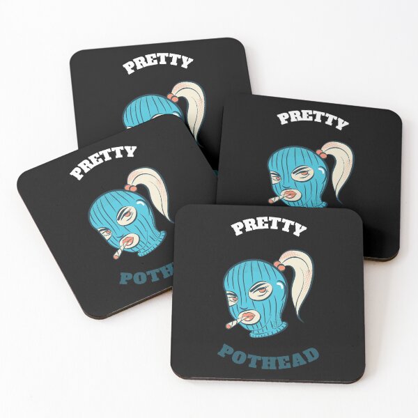 Item preview, Pretty Pothead (Black) designed and sold by PotheadTees.