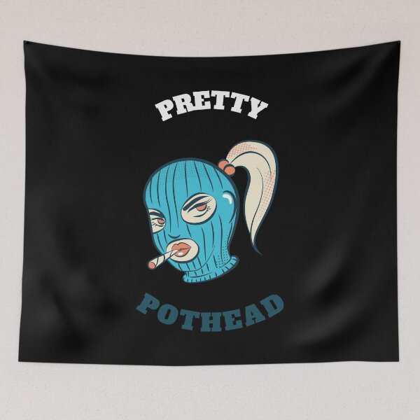 Item preview, Pretty Pothead (Black) designed and sold by PotheadTees.