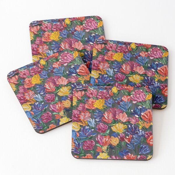Item preview, Colorful Abstract Flowers designed and sold by LivingArtBrenda.