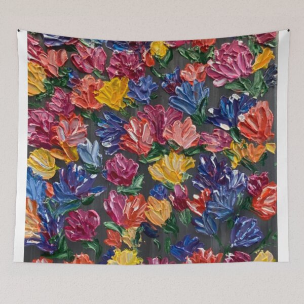 Item preview, Colorful Abstract Flowers designed and sold by LivingArtBrenda.