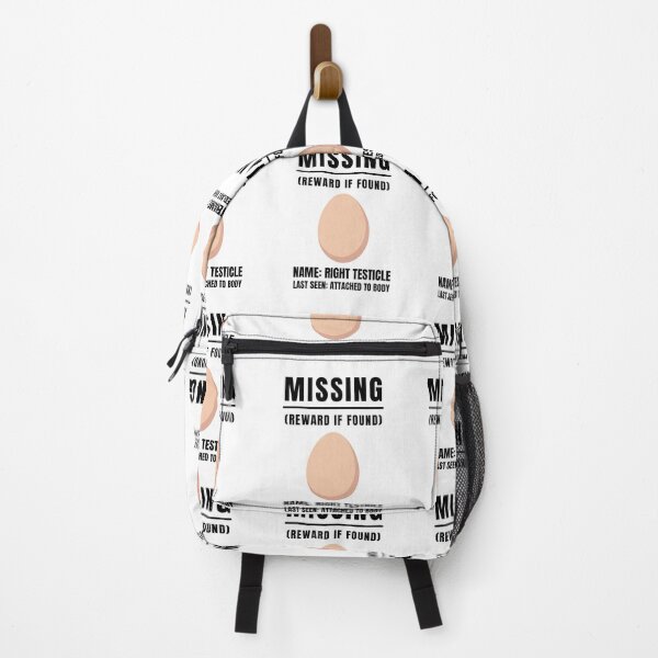 scrotum backpack redbubble