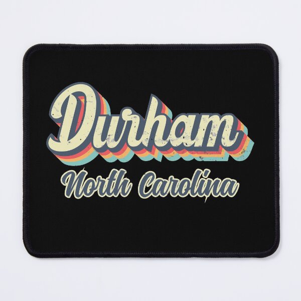 Item preview, Durham city North Carolina Retro Vintage 70s rainbow designed and sold by Teelogic.