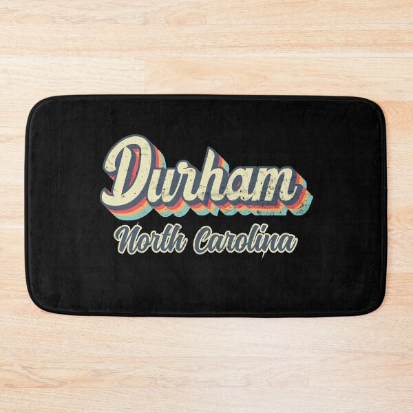 Item preview, Durham city North Carolina Retro Vintage 70s rainbow designed and sold by Teelogic.