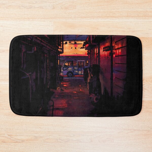 Item preview, Japanese street view at night, urban anime, anime street view, anime scene, best gift for japan lovers,  designed and sold by shodark.
