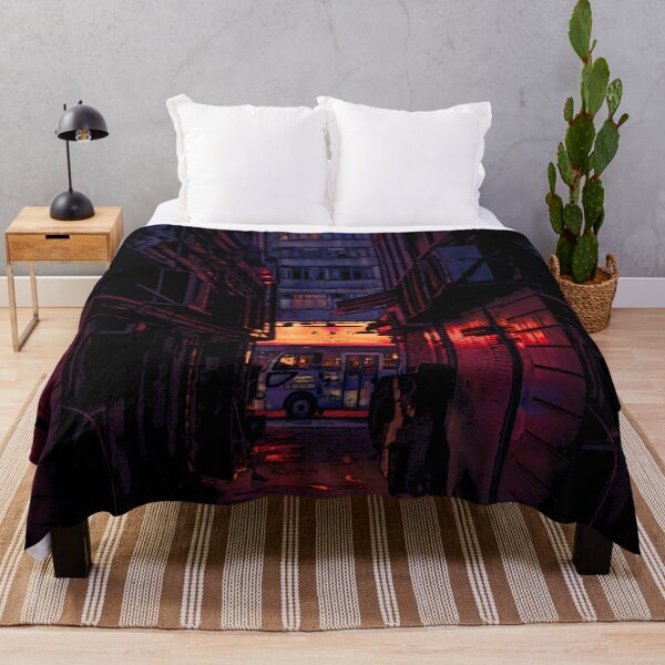 Item preview, Japanese street view at night, urban anime, anime street view, anime scene, best gift for japan lovers,  designed and sold by shodark.