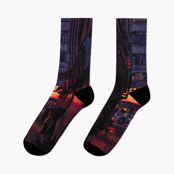 Item preview, Japanese street view at night, urban anime, anime street view, anime scene, best gift for japan lovers,  designed and sold by shodark.