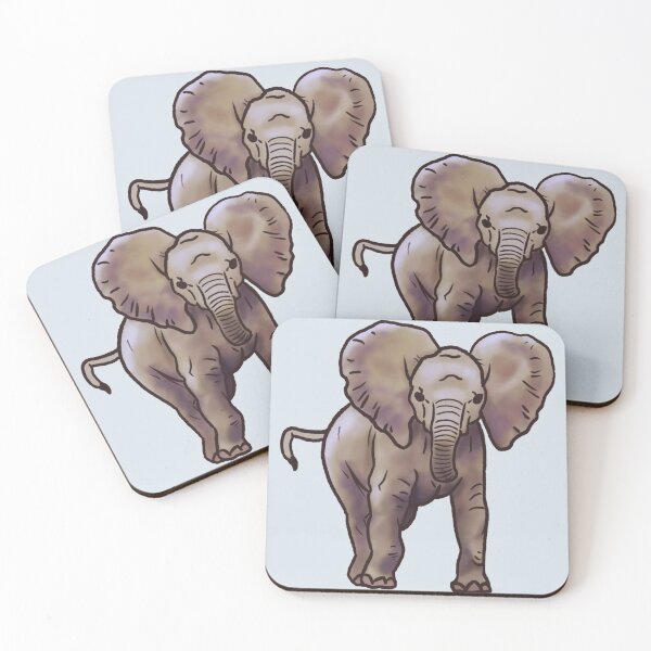 Item preview, Protect the Cute Baby Elephant designed and sold by Lil-Guppy-Gifts.