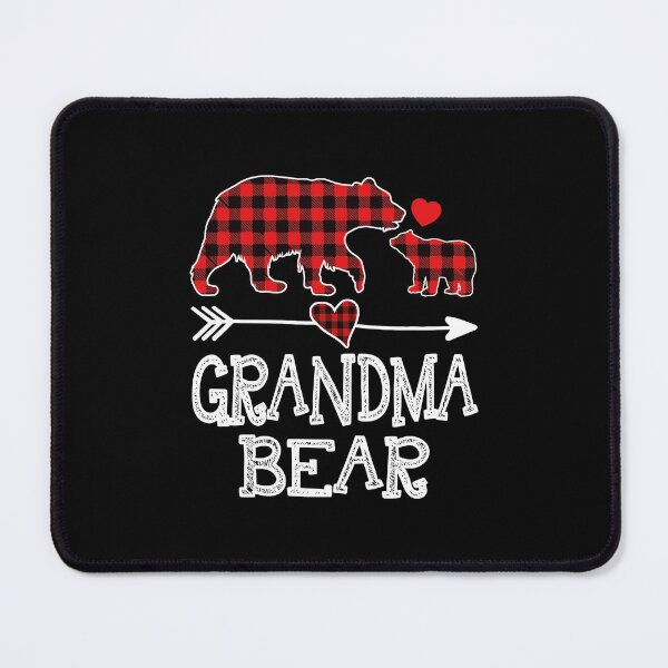 Item preview, Grandma Bear Christmas Pajama Red Plaid Buffalo Family Gift designed and sold by lattpag.