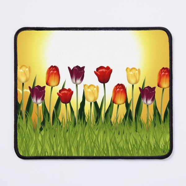 Item preview, April Showers bring May Flowers, Blooming Colorful Tulips designed and sold by Spiritualish.