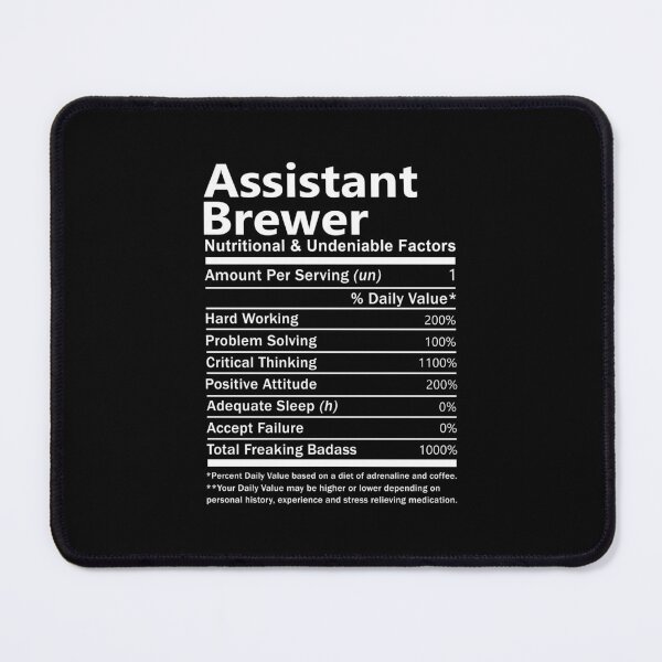 Item preview, Assistant Brewer T Shirt - Nutritional And Undeniable Factors Gift Item Tee designed and sold by oldsbyisai.