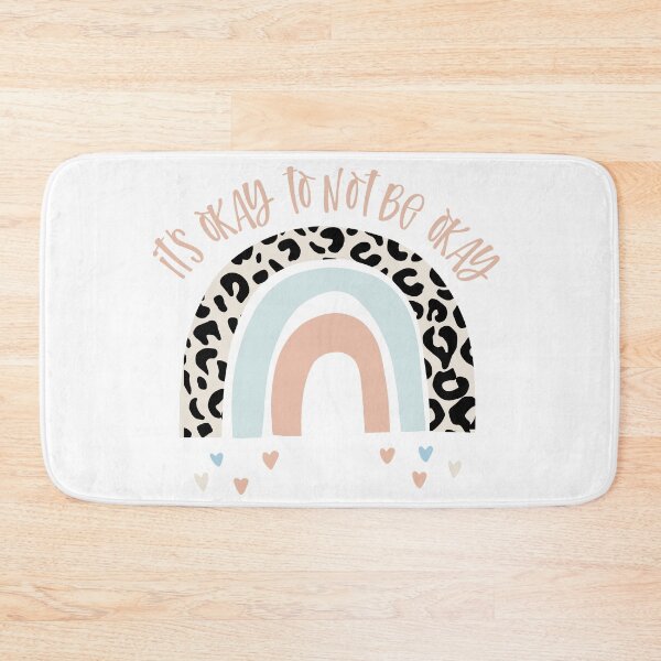 Item preview, It's Okay To Not Be Okay Leopard Rainbow designed and sold by waydownsouth.