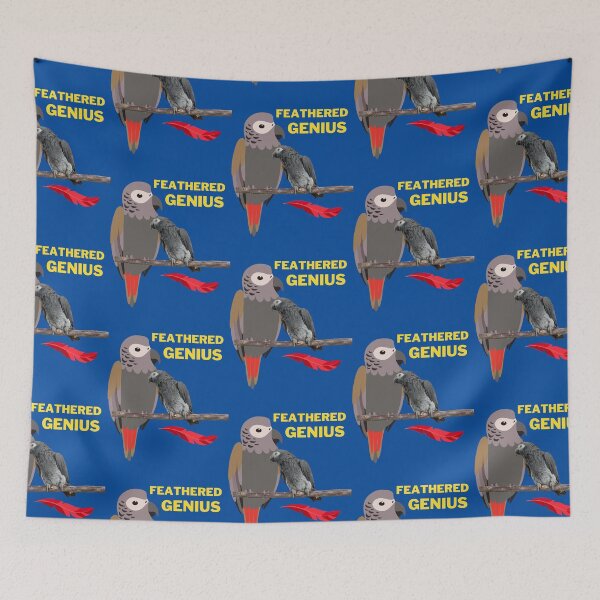 Item preview, African Grey, Feathered Genius designed and sold by JRShadow.