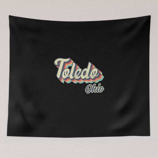 Item preview, Toledo city Ohio Retro Vintage 70s rainbow designed and sold by Teelogic.