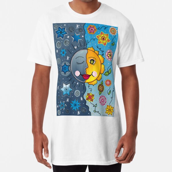 Silvery Moon Long T-Shirt