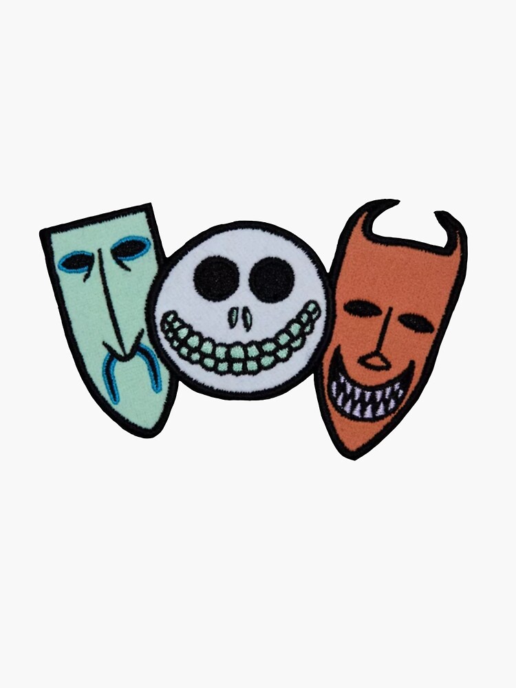 "Shock, Lock, and Barrel Masks " Sticker for Sale by MCarothers Redbubble