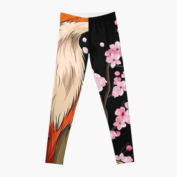 Cherry Blossom Leggings for Women Womens Japanese Sakura Leggings