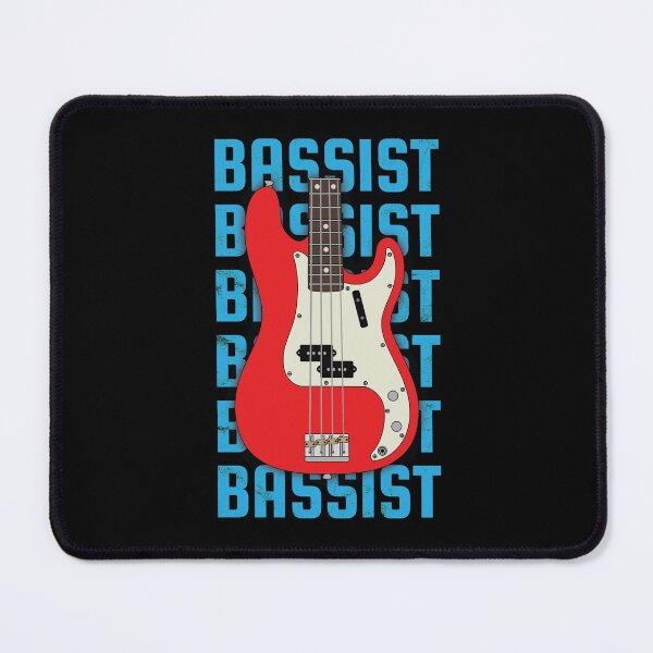 Item preview, Bassist Repeated Text P-Style Bass Guitar Body designed and sold by nightsworthy.