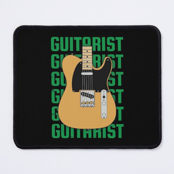 Item preview, Guitarist Repeated Text T-Style Electric Guitar Body designed and sold by nightsworthy.