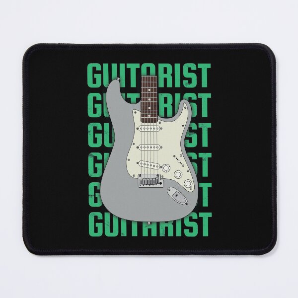 Item preview, Guitarist Repeated Text S-Style Electric Guitar Body designed and sold by nightsworthy.