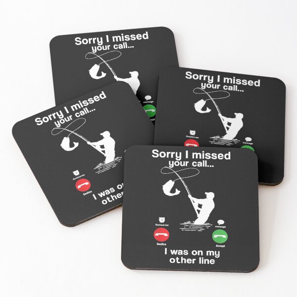 Item preview, Funny Sorry I Missed Your Call Was On Other Line Fishing Men designed and sold by SeleneFrances.