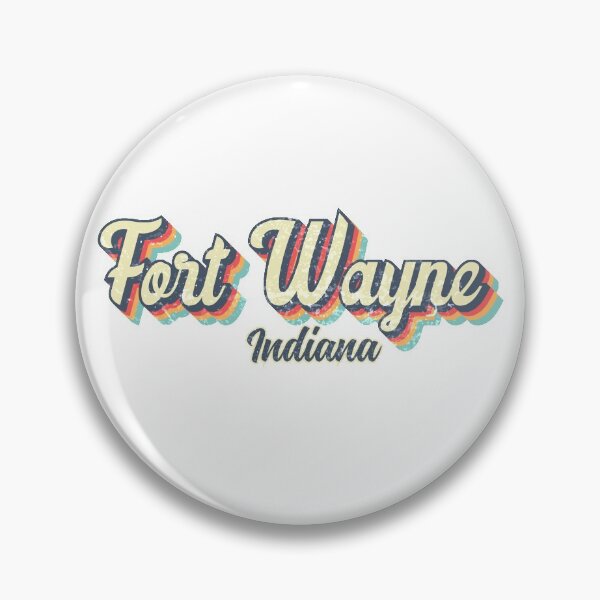 Item preview, Fort Wayne City Indiana Retro Vintage 70s rainbow designed and sold by Teelogic.