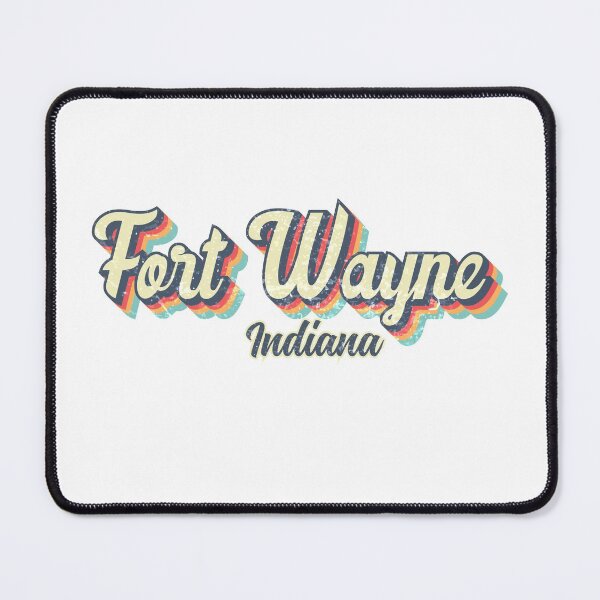 Item preview, Fort Wayne City Indiana Retro Vintage 70s rainbow designed and sold by Teelogic.