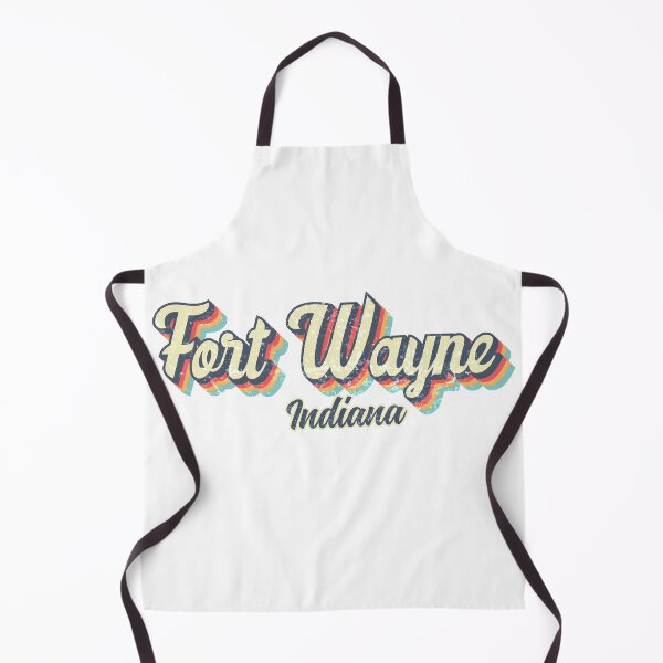 Item preview, Fort Wayne City Indiana Retro Vintage 70s rainbow designed and sold by Teelogic.